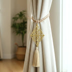 Stylish rope tassel curtain band