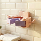 Wall Mounted Broom & Mop Holder Clips (4 Pc Set)