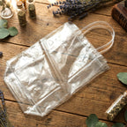 Compact clear stationery pouch
