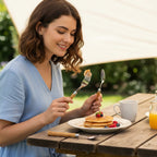 Wooden finish flatware