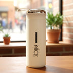 Premium White Glass Water Bottle (1 Pc ,400 ML)