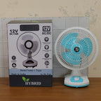 12V DC Table Fan with Adjustable Speed Control and High Speed Airflow