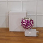 Premium Kapoor Dani Plug-In Mosaic Glass Aroma Diffuser & Night Lamp (1 Pc)