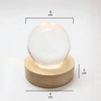 Religious gift crystal night lamp