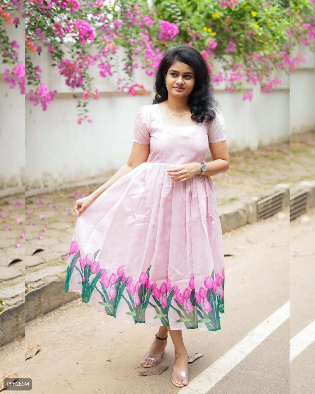 Elegant Festive Heavy Rayon Suit with Floral Border for Wedding Season & Celebrations