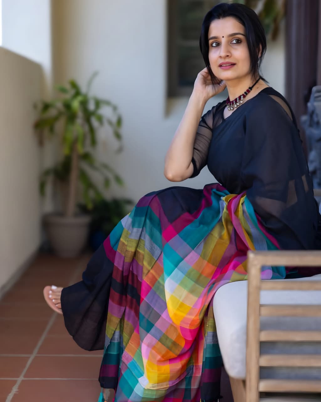 Trending Mul Mul Rainbow Saree Perfect for Casual & Festive Wear