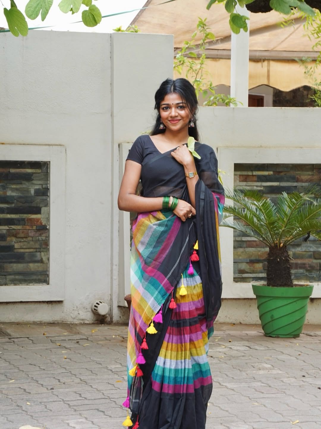 Trending Mul Mul Rainbow Saree Perfect for Casual & Festive Wear