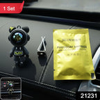Cartoon astronaut car perfume clip