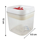 Lockable red-lid storage container for daily use