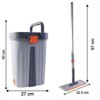 Small Size Multipurpose Flat Mop Cleaning Bucket Set