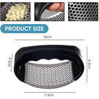 One-piece garlic crusher for everyday use