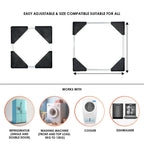 Adjustable Washing Machine & Refrigerator Stand (67×67 cm ,1 Pc)