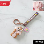 Colorful animal key ring charm