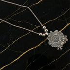 Indian silver pendant        
