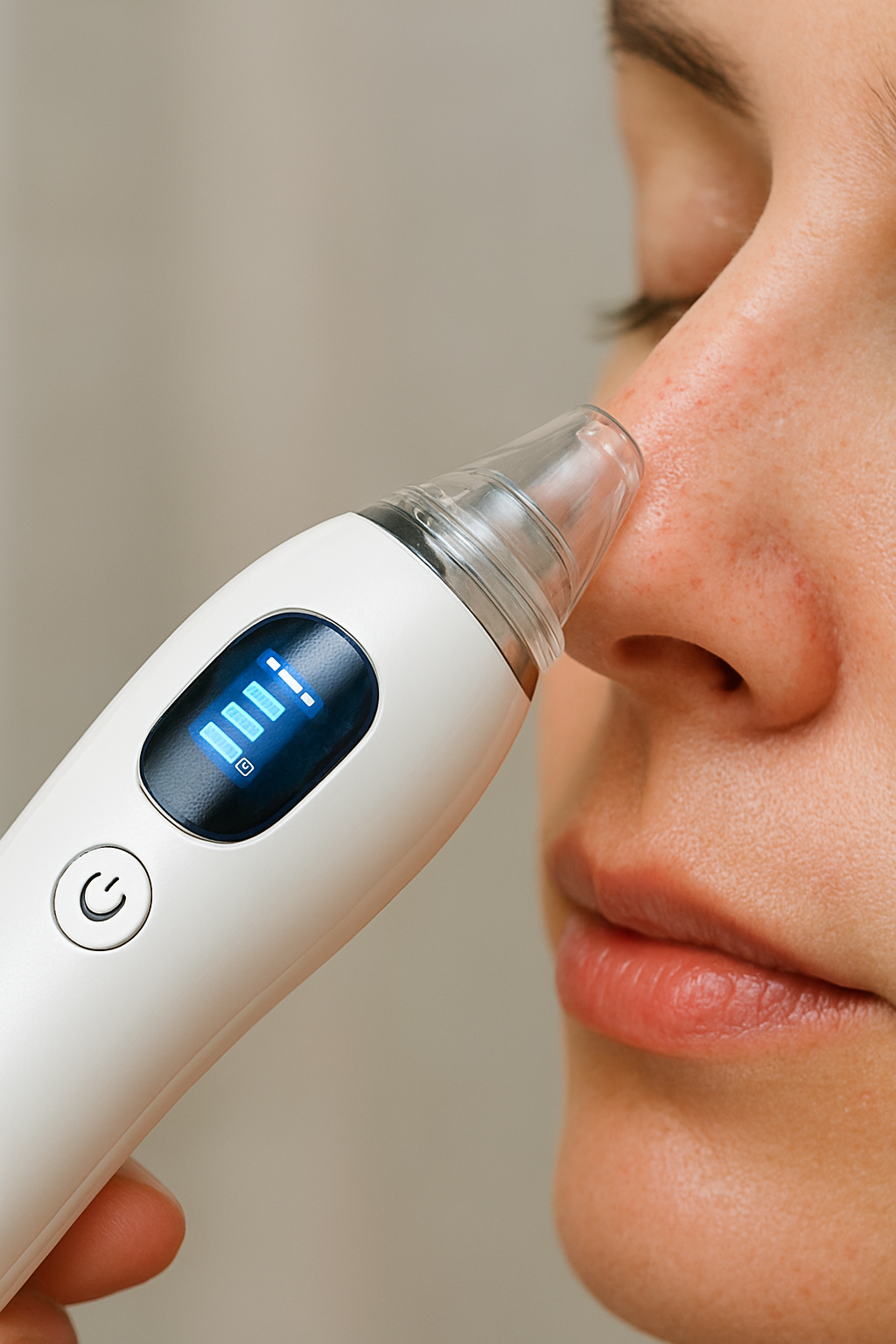Pore Cleaning Device with Vacuum Action