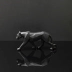 Regal Panther Sculpture – Hand-Carved Luxury Resin Figurine Perfect Gift