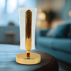 Crystal Table Lamp Sparkle Design Golden Base Led Decorative Bedside Lamp